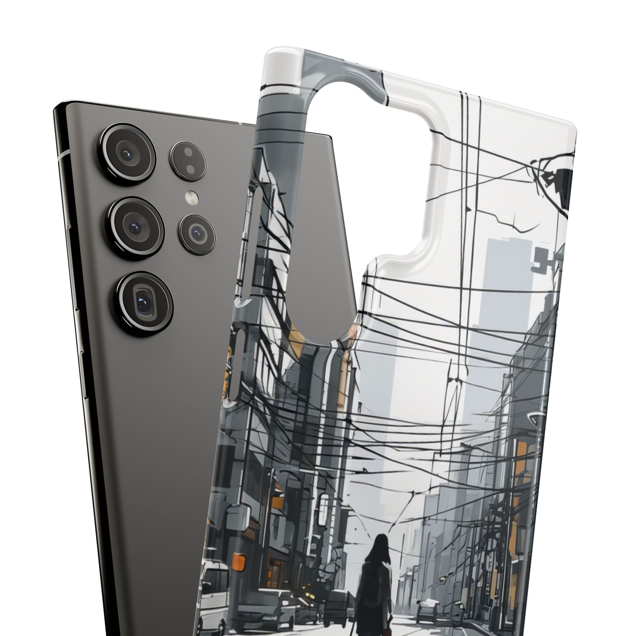 Urban Noir Streetscape Samsung S23 - Slim Phone Case