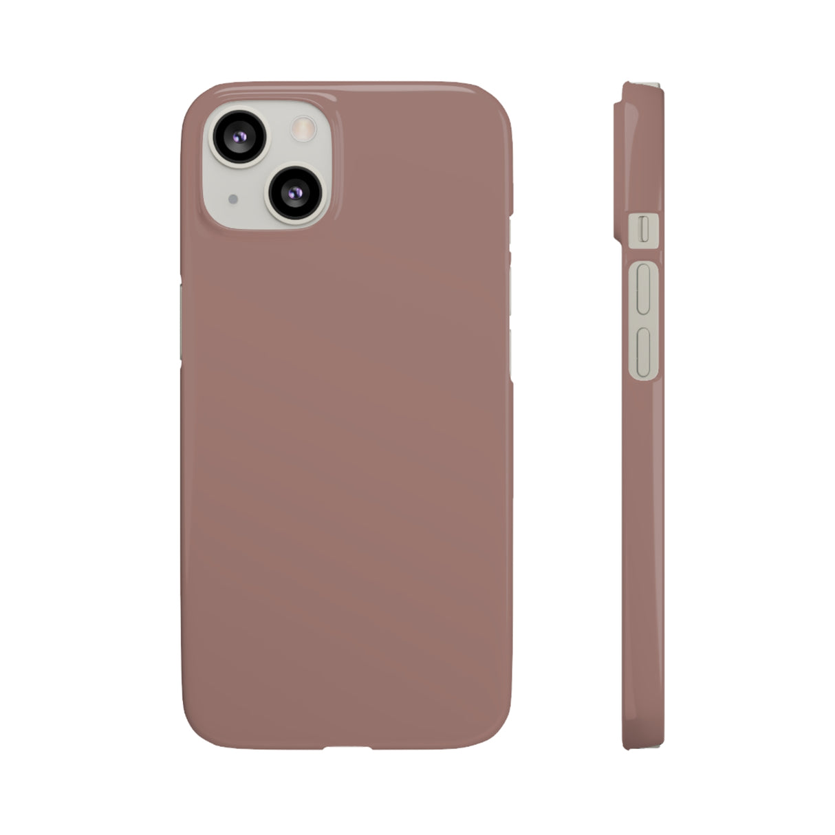 Burnished Brown iPhone Case (Slim) iPhone 13 Glossy Phone Case