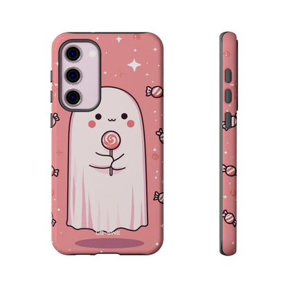 Cute Ghost Holds Candy - Samsung Case