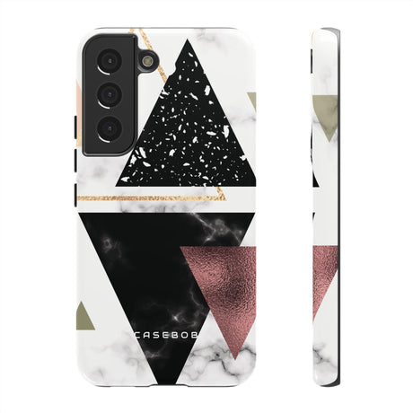 Rose Gold Triangles - Protective Phone Case