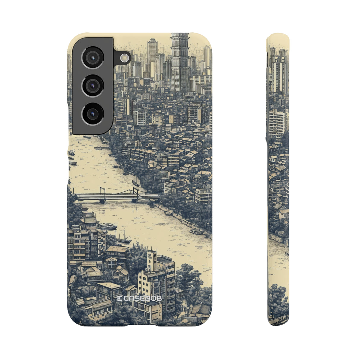 Nostalgic Metropolis | Slim Phone Case for Samsung