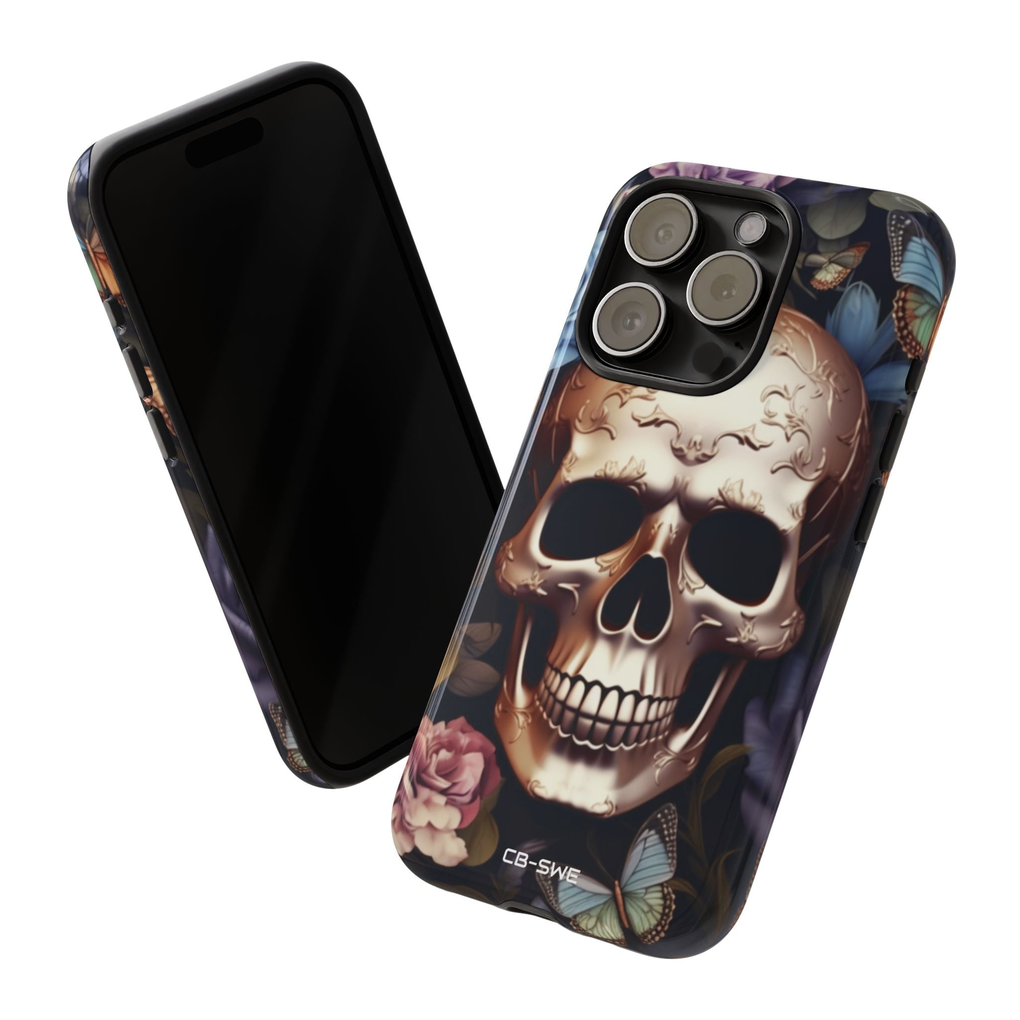 Skull Among Blossoms - iPhone Case