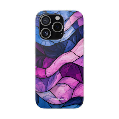 Wavelike Glow iPhone 15 Pro Case - Soft