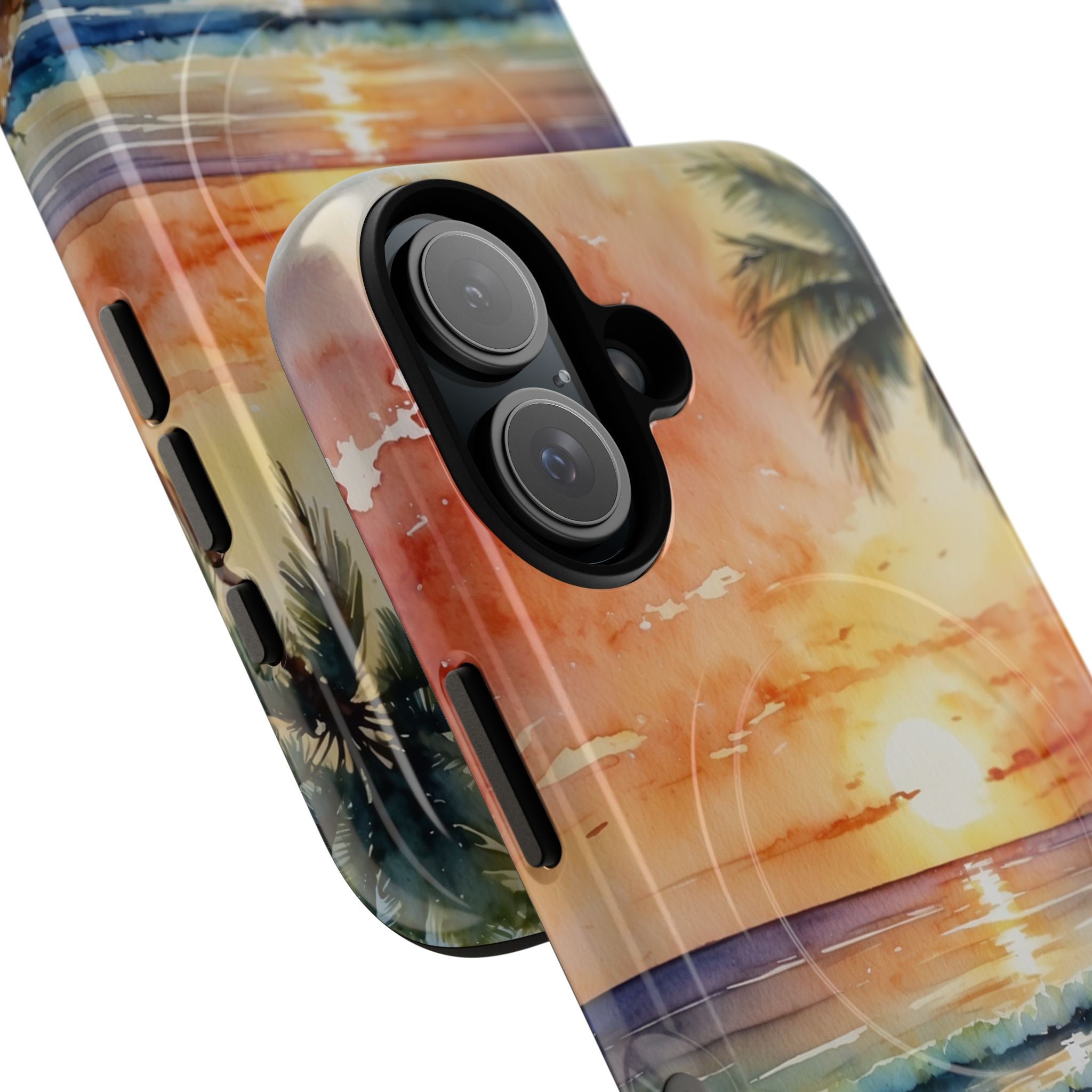 Sunset Palm iPhone 16 Case - Tough+