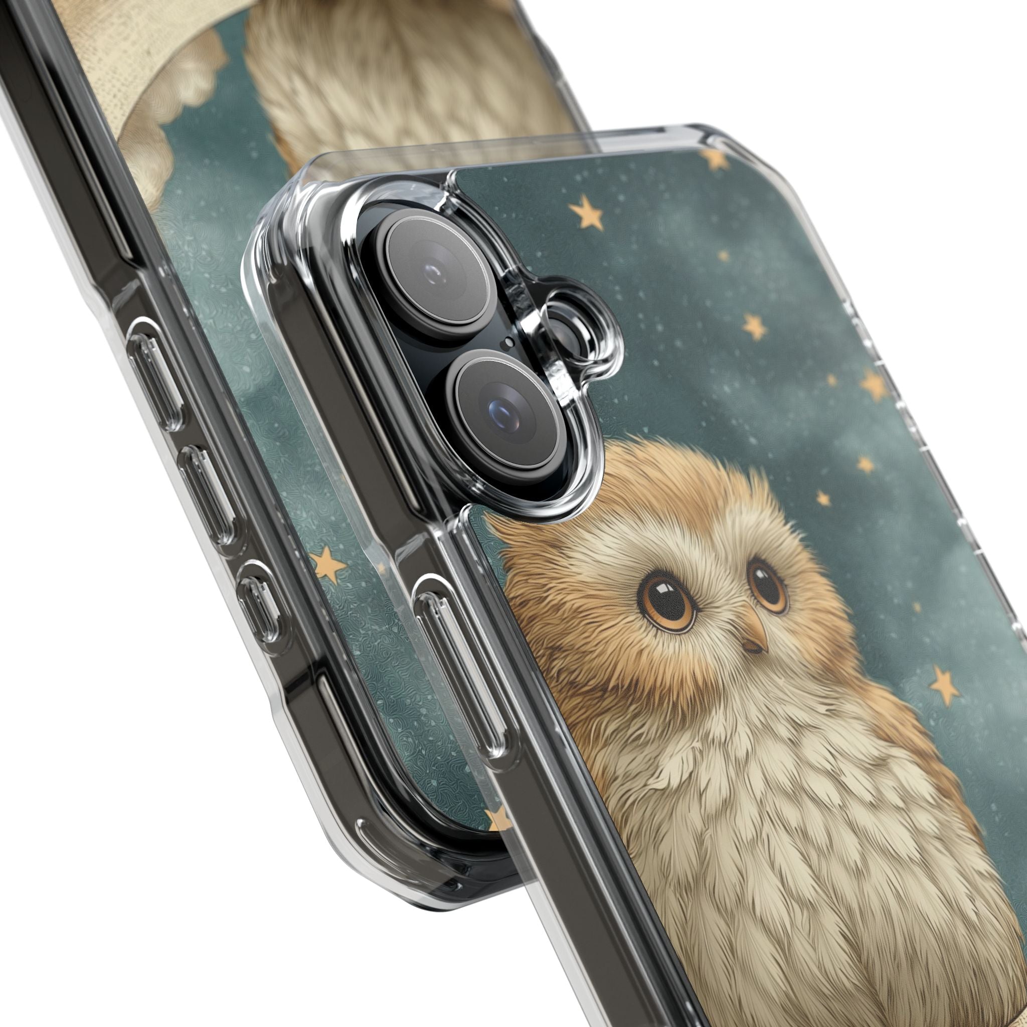 Owls Nestle Moon iPhone Case - Impact