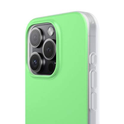 Pale Green iPhone 15 - Flexi Phone Case