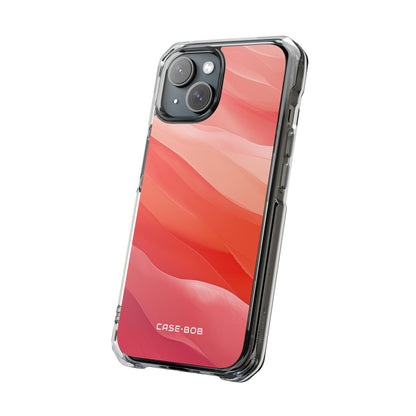 Flowing Bands Pink iPhone 15 Case - Impact