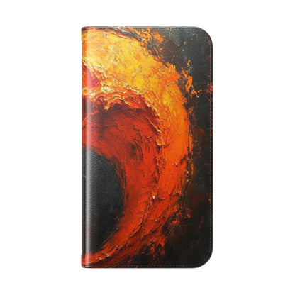 Fiery Yin Yang - iPhone 16 Pro Case - Wallet