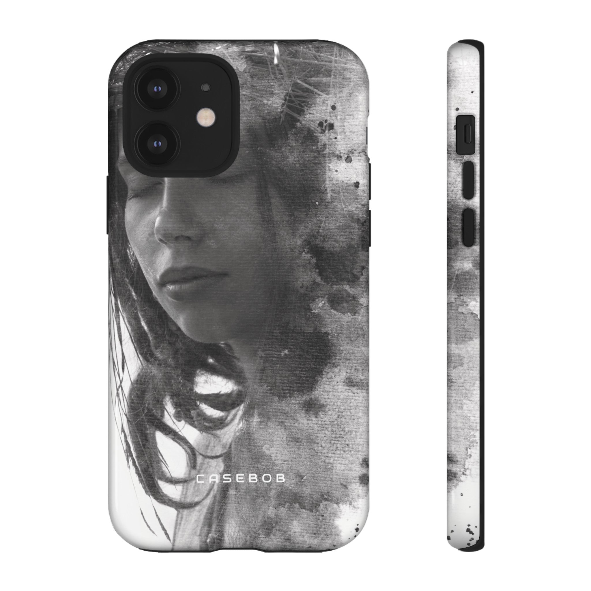 Portrait Lady Phone Case - Protective Phone Case