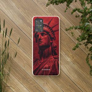 Red Liberty Revolution | Biodegradable Phone Case