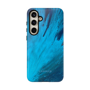 Light Blue Ink Art | Phone Case