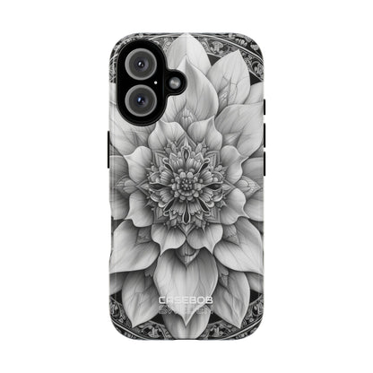 Cosmic Floral Mandala iPhone 16 - Tough