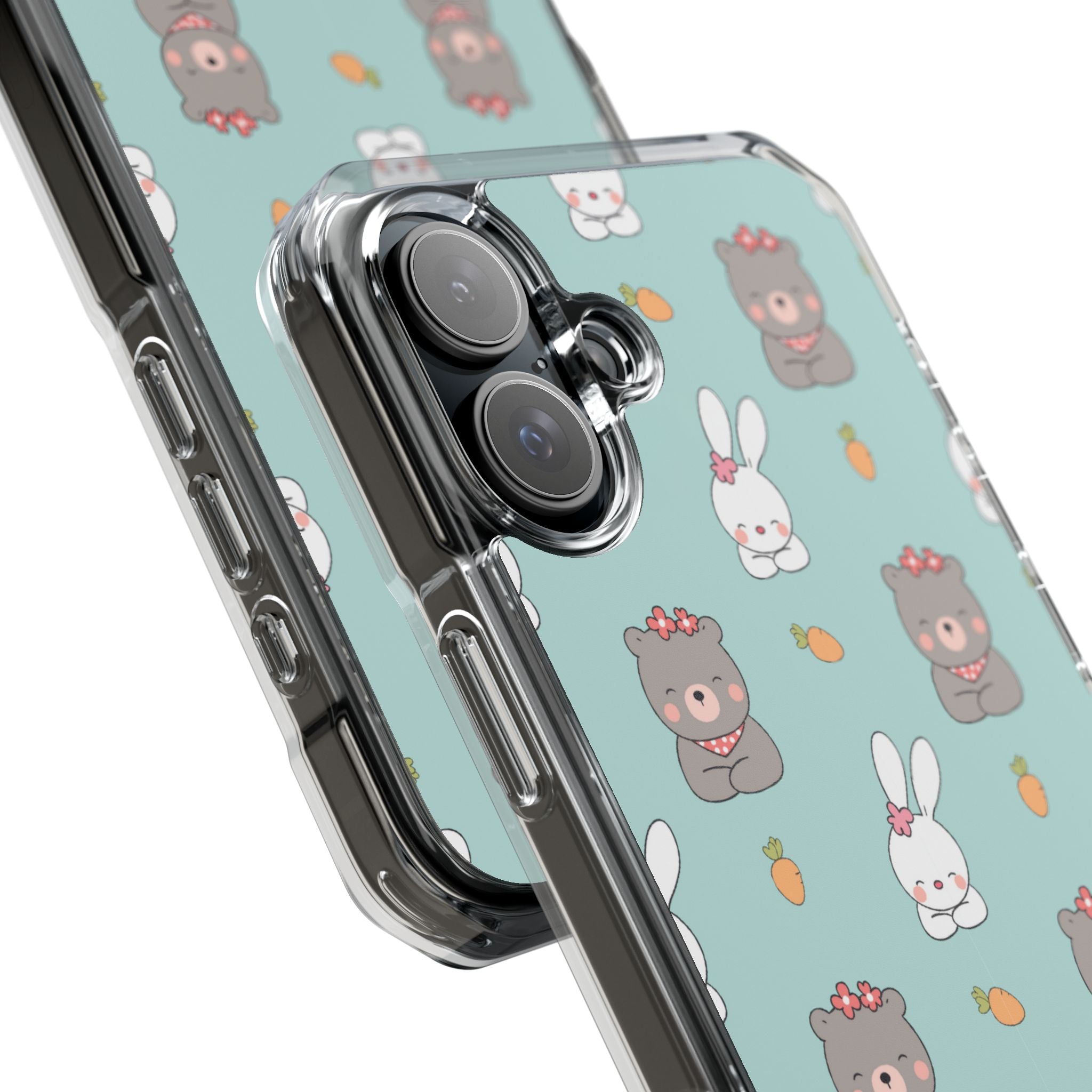 Bunnies Gather Carrots iPhone Case - Impact