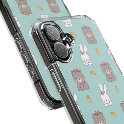 Bunnies Gather Carrots iPhone Case - Impact