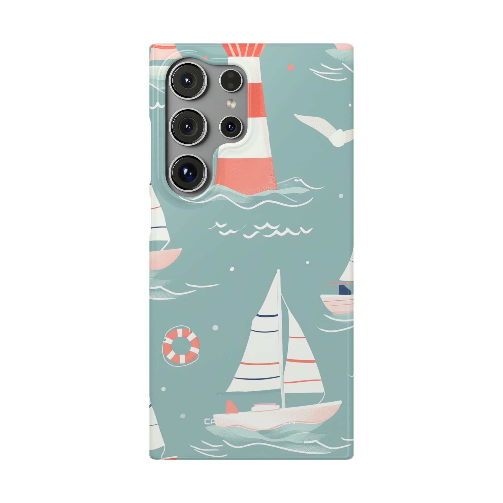 Lighthouse Nautical Charm - Slim Samsung S24 Phone Case