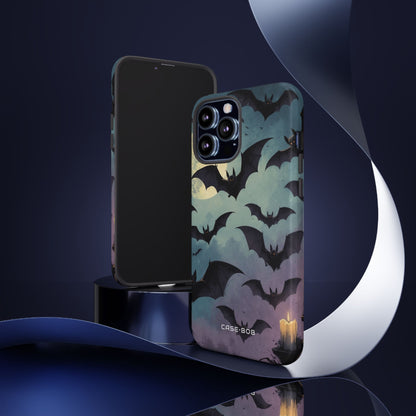 Glowing Bat Swarm iPhone 13 Pro Max Case - Tough