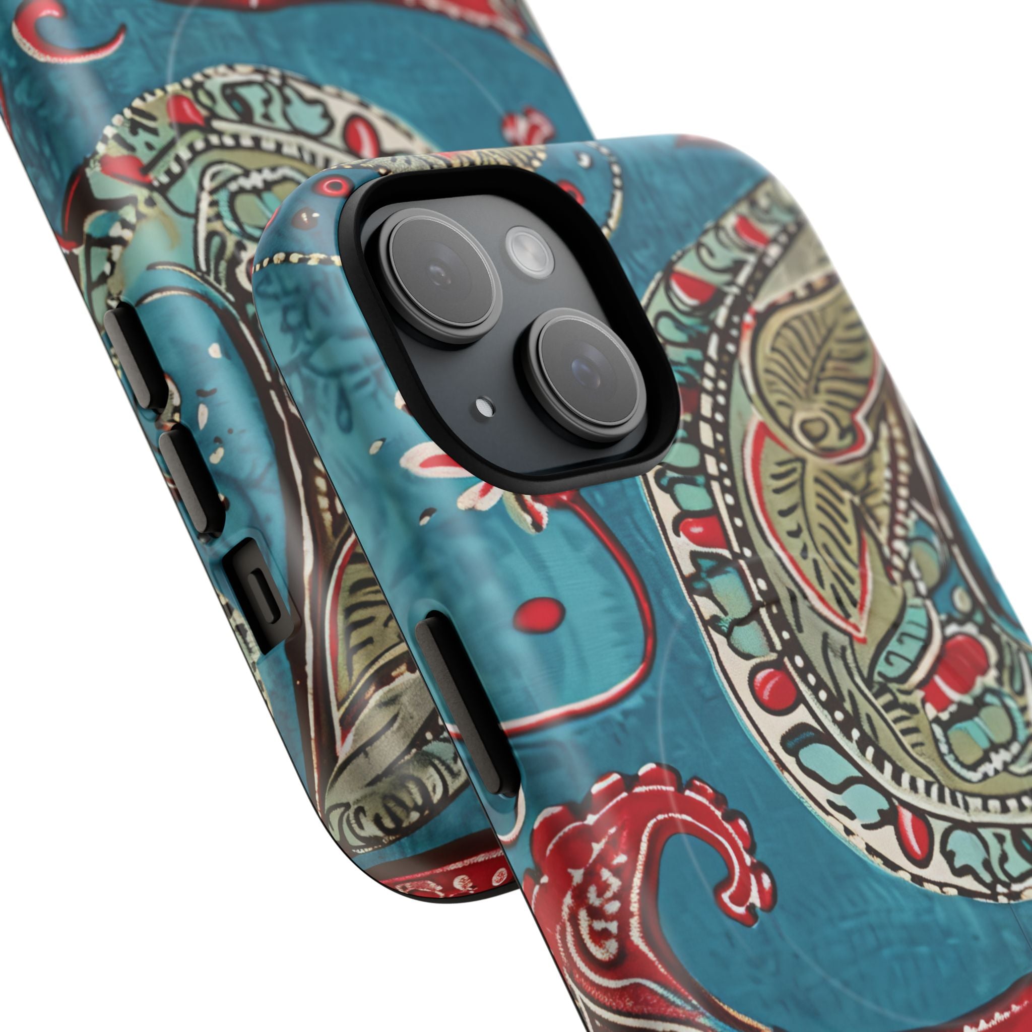 Vintage Paisley Elegance iPhone 15 | Tough+ Phone Case