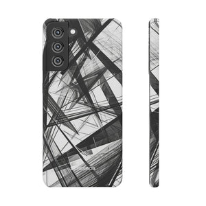 Monochrome Chaos | Slim Phone Case for Samsung