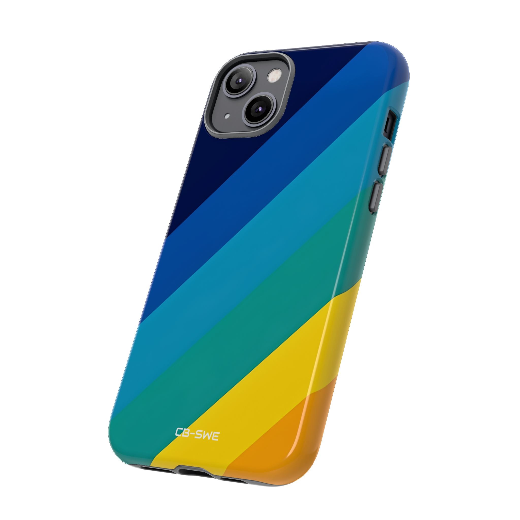 Diagonal Color Spectrum - iPhone Case