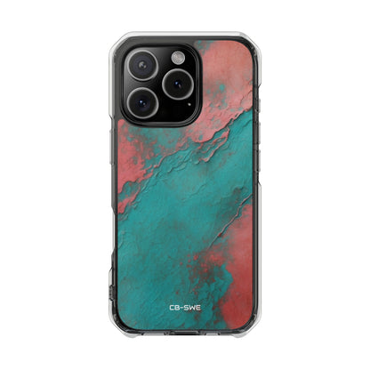 Turquoise Waves Dance iPhone Case - Impact