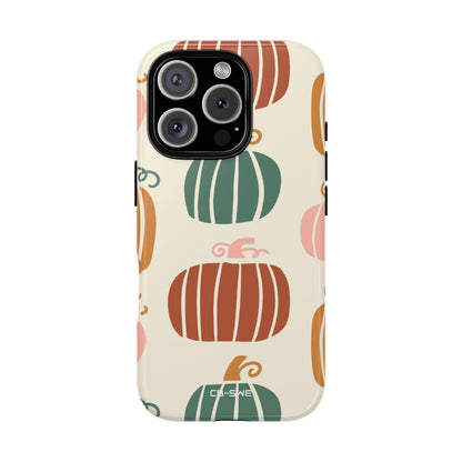 Whimsical Pumpkin Harmony - iPhone Case