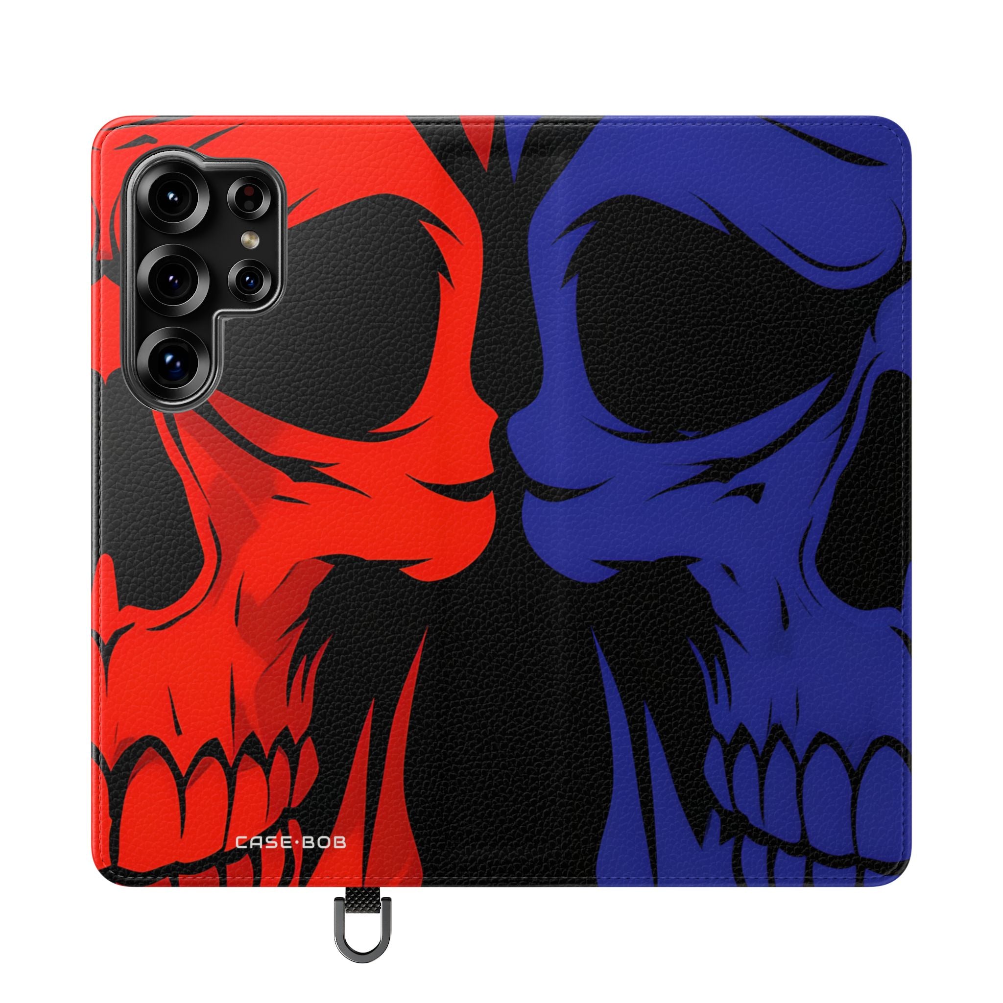 Dual Skulls RedBlue - Samsung S25 Ultra Case - Wallet