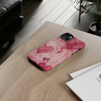 Cupid's Heart Entwined - Protective Phone Case