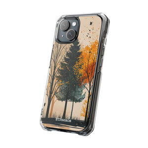 Autumnal Whispers - Phone Case for iPhone (Clear Impact - Magnetic)