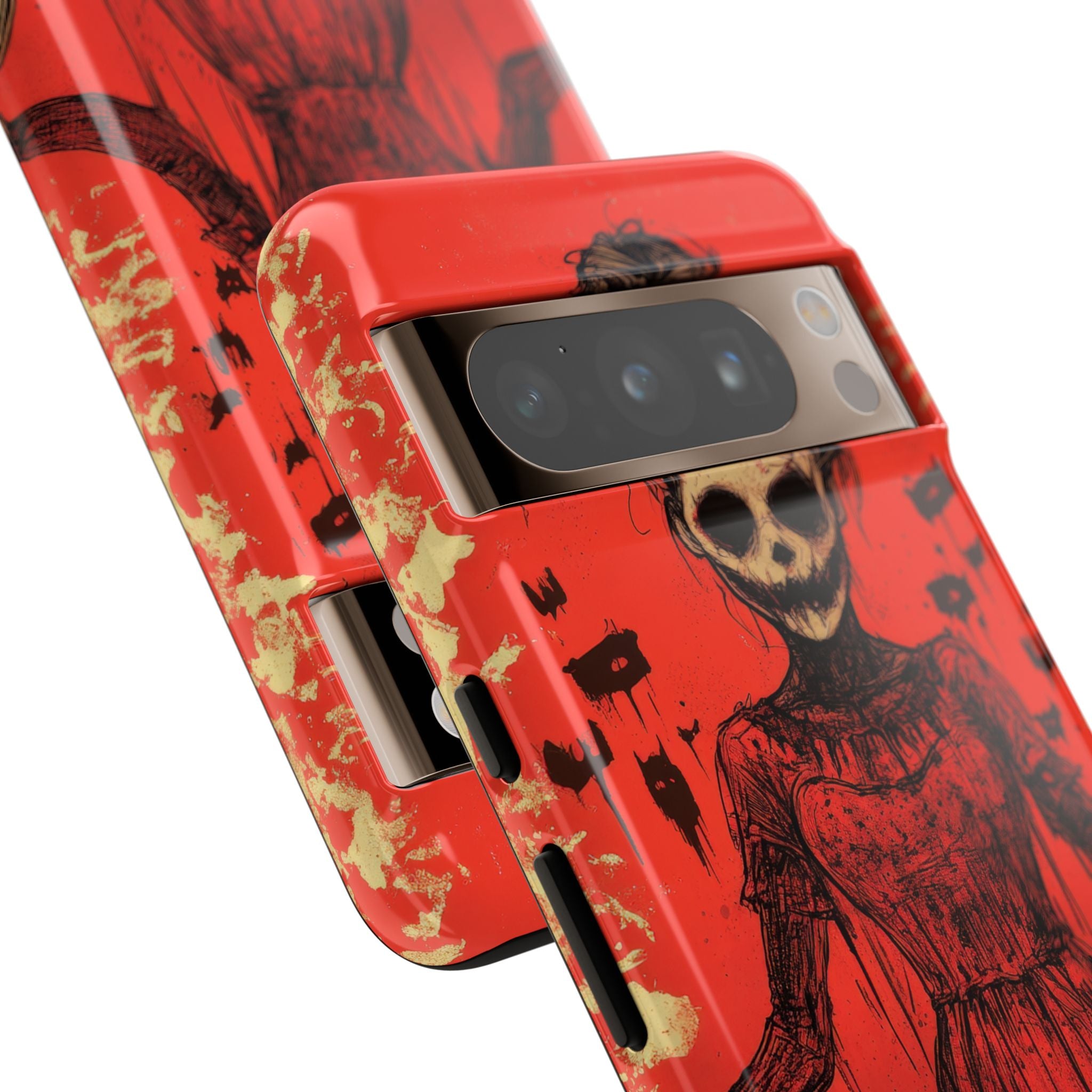 Haunting Scarlet Descent Google Pixel 8 - Tough Phone Case