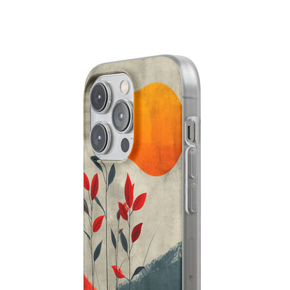 Gray Sunscape - Flexi iPhone 14 Phone Case