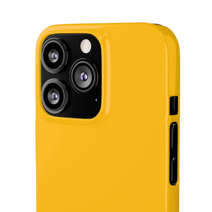 Amber Yellow - Slim iPhone 13 Phone Case