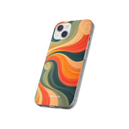Swirling Ember iPhone 14 Case - Soft