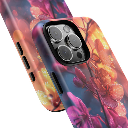 Surreal Flower Harmony iPhone 16 - Tough Phone Case