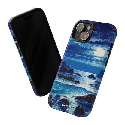 Moonlit Sea Dance - iPhone Case