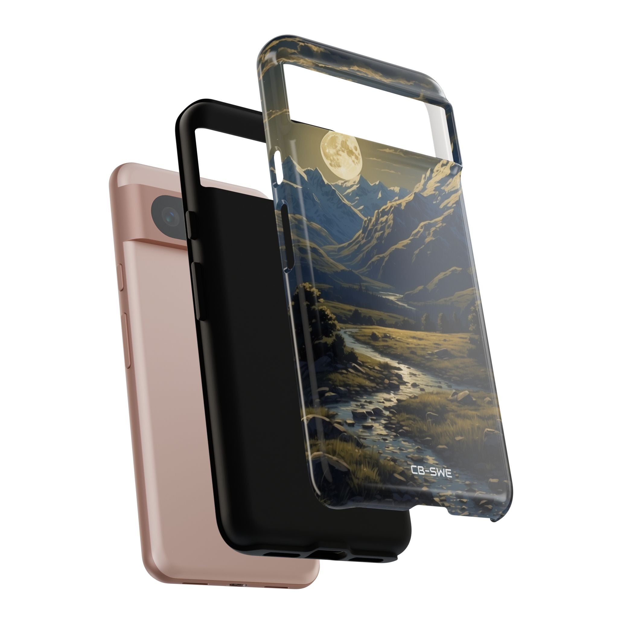 Moonlight Guides River - Google Pixel Case