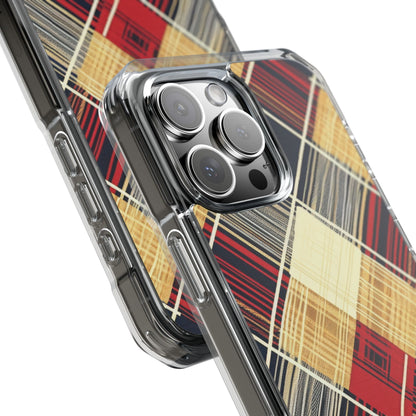 Plaid Diamond Tapestry iPhone 16 - Impact Clear+