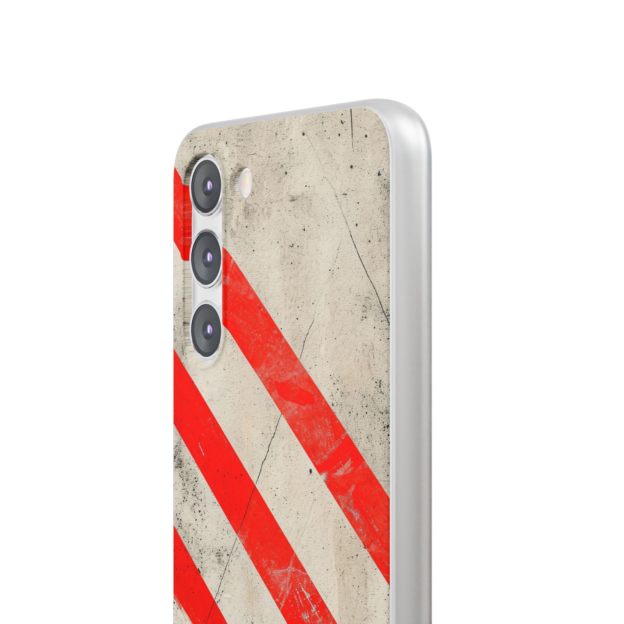 Striker Crimson Stripes Samsung S23 - Flexi Phone Case