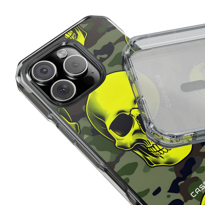 Neon Skull Camo iPhone 16 Pro Case - Impact