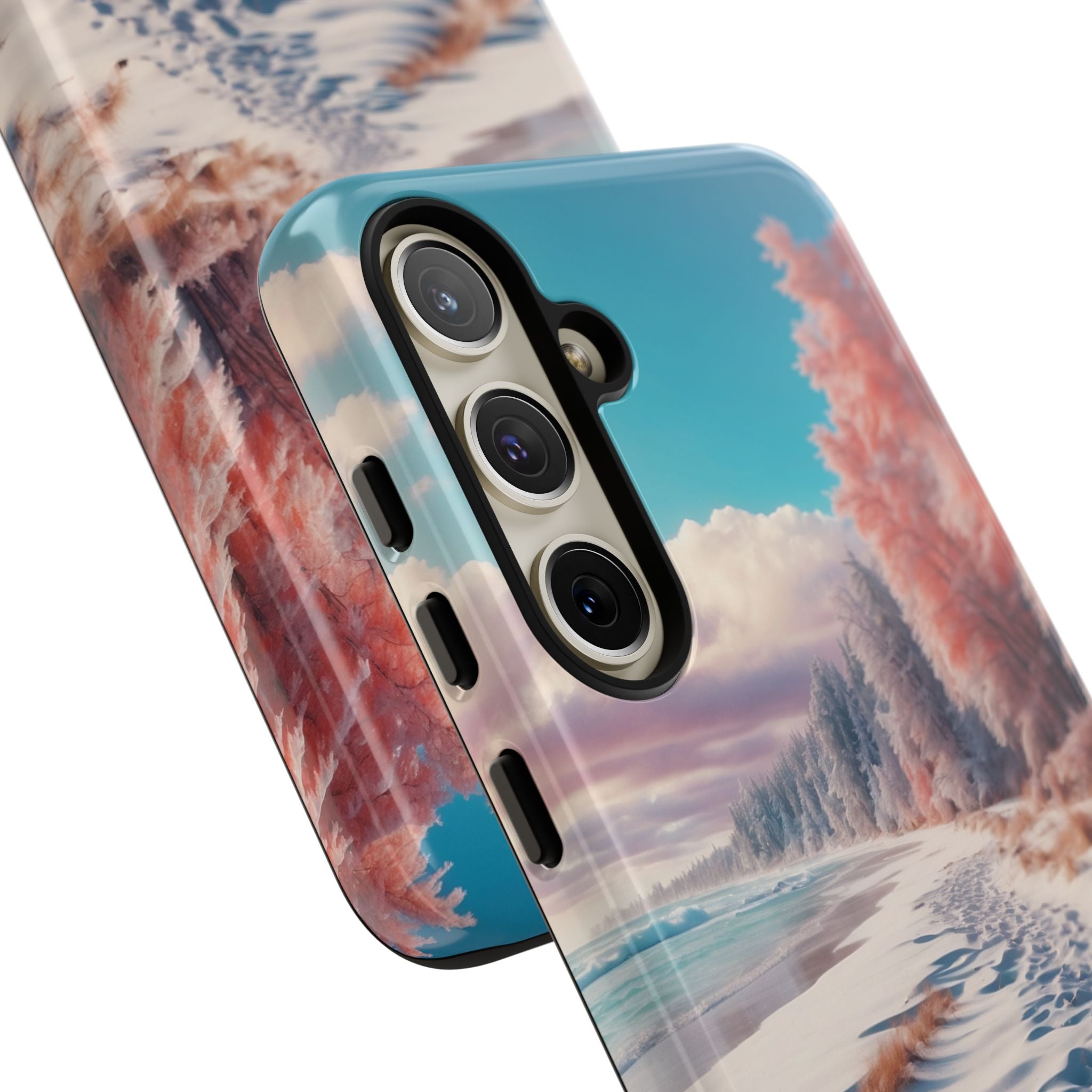 Snowy Footprints Samsung S24 Plus Case - Tough