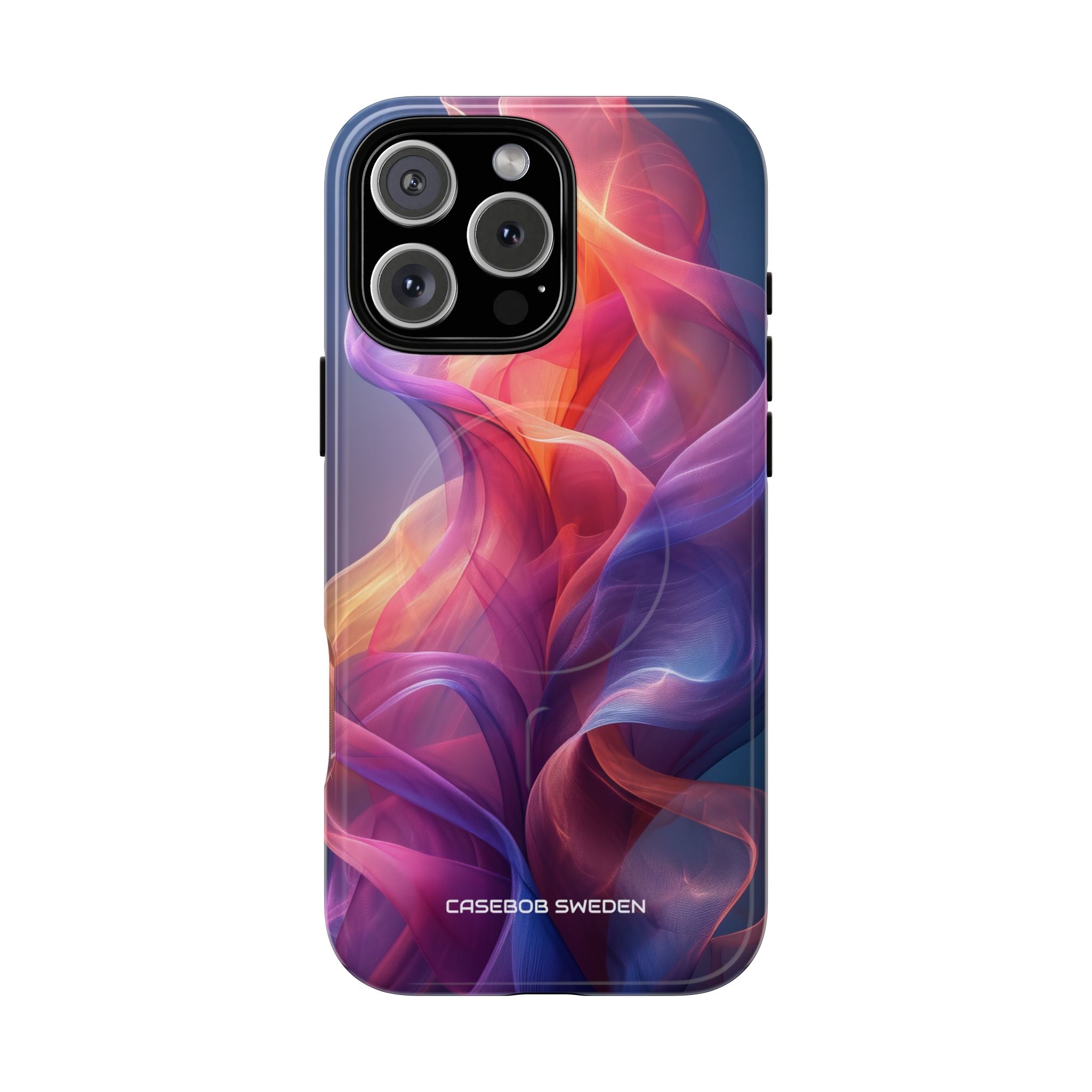 Violet Orange Flow - Tough+ iPhone 16 Phone Case