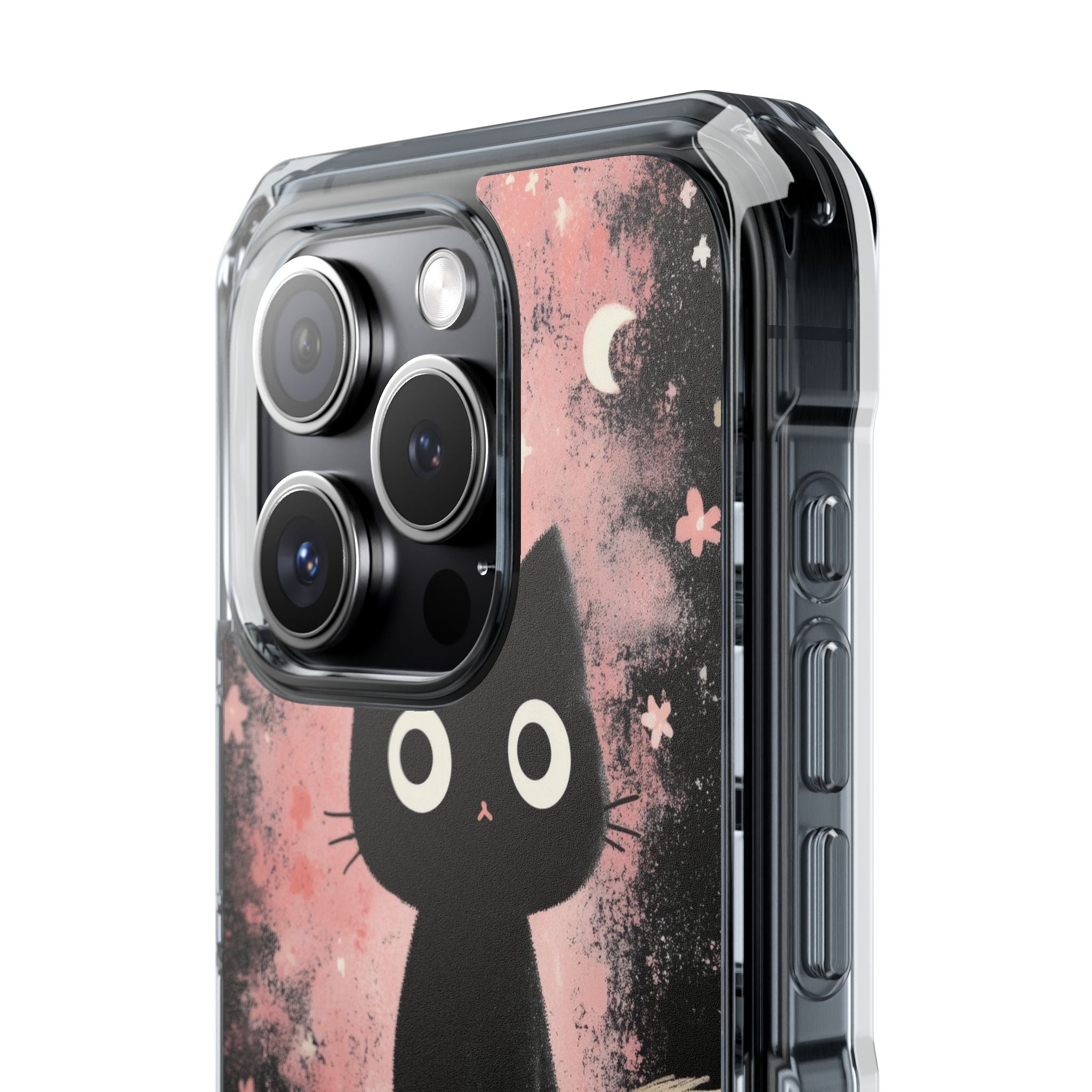 Whimsical Cat Soars iPhone Case - Impact