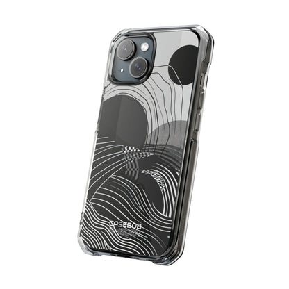 Monochrome Motion Flow iPhone 15 - Impact Clear+