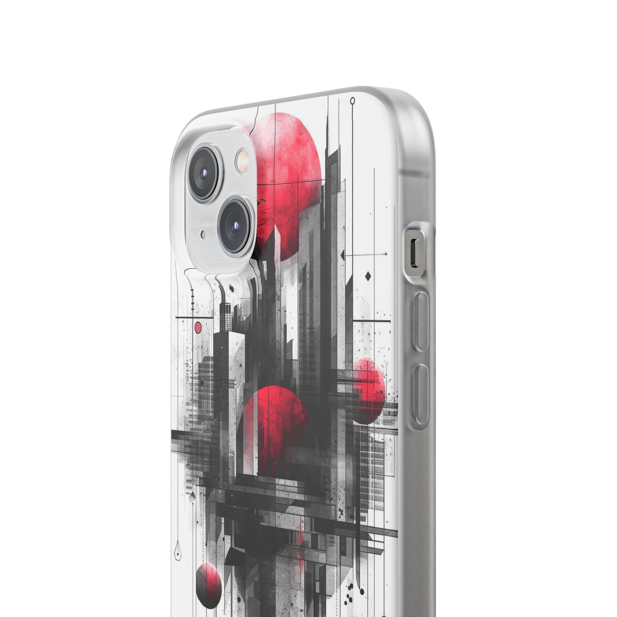 Cyber Gridscape | Flexible Phone Case for iPhone