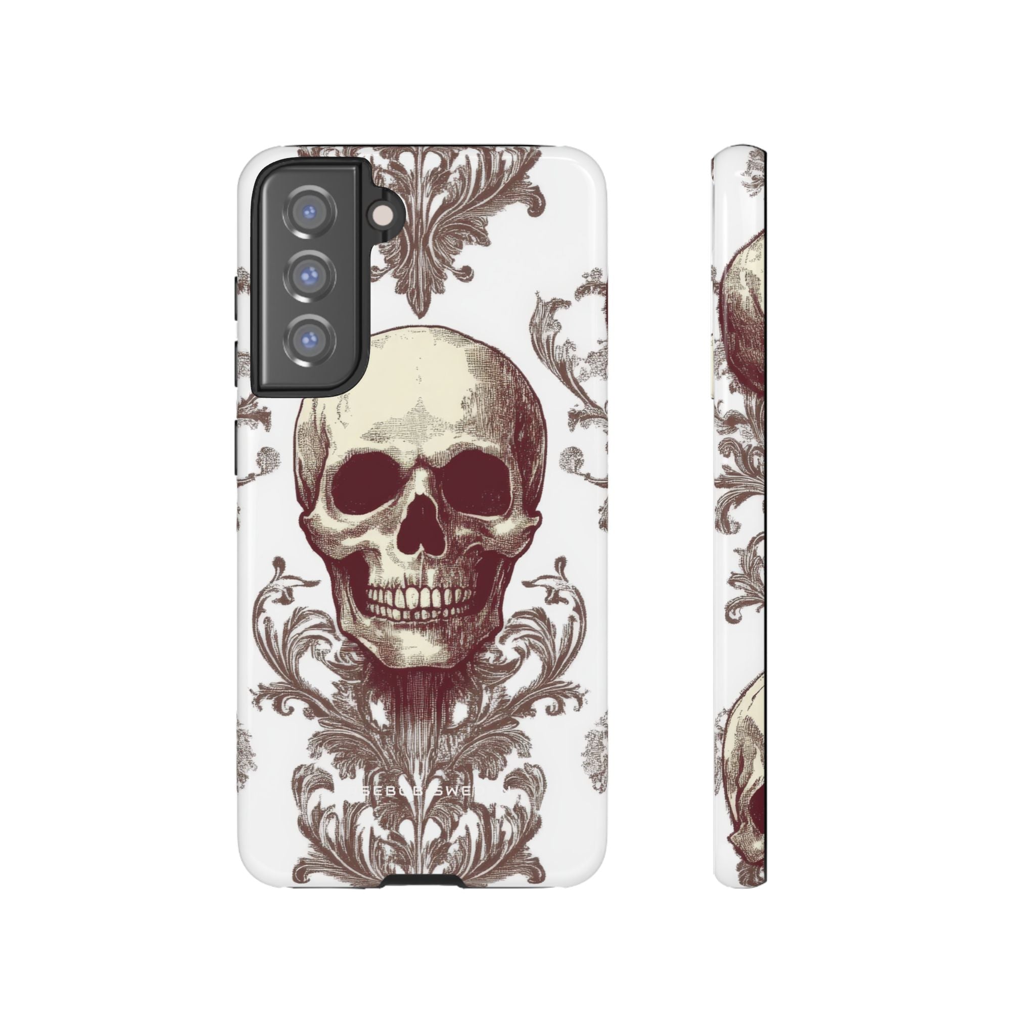 Gothic Skulls and Ornate Foliage  Samsung S21 - Tough Phone Case