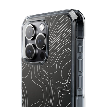 Contour Waveform Flow iPhone 15 - Clear Impact Phone Case