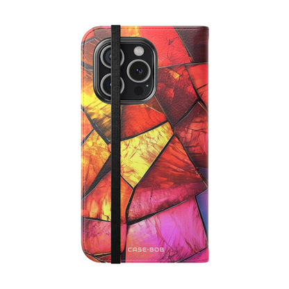 Crimson Shards - iPhone 15 Pro Case - Wallet