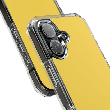 Mustard Yellow - Clear Impact iPhone 16 Phone Case