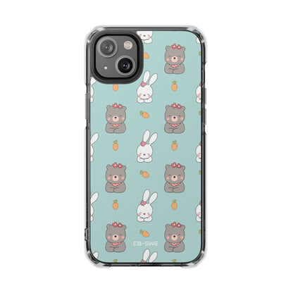 Bunnies Gather Carrots iPhone Case - Impact