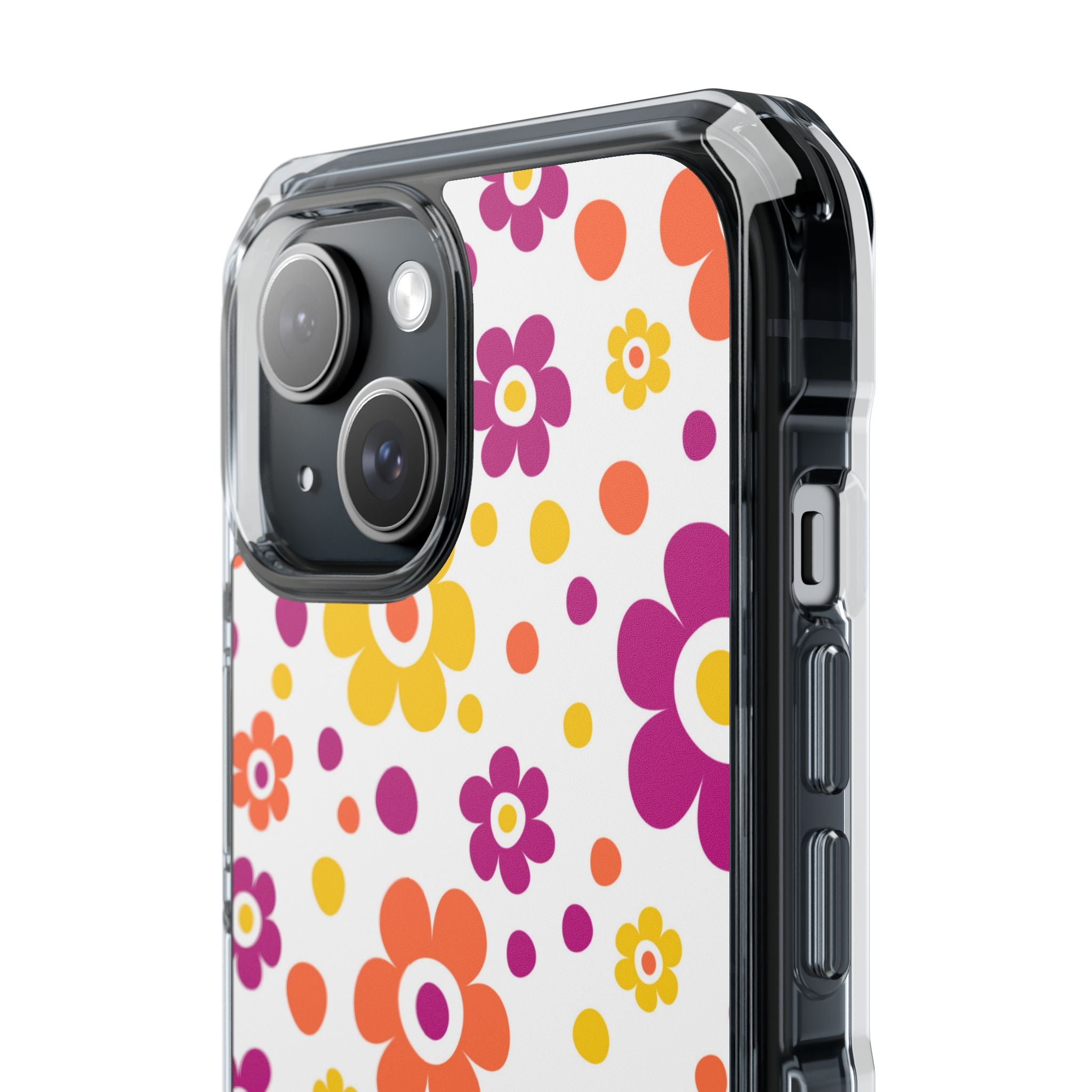 Retro Floral Playfulness iPhone Case - Impact