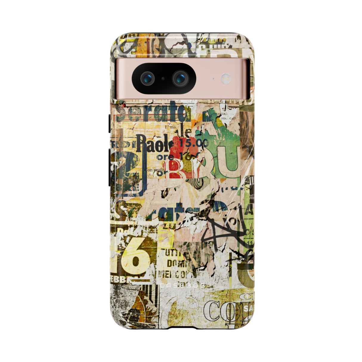 Grunge Vintage Poster - Protective Phone Case